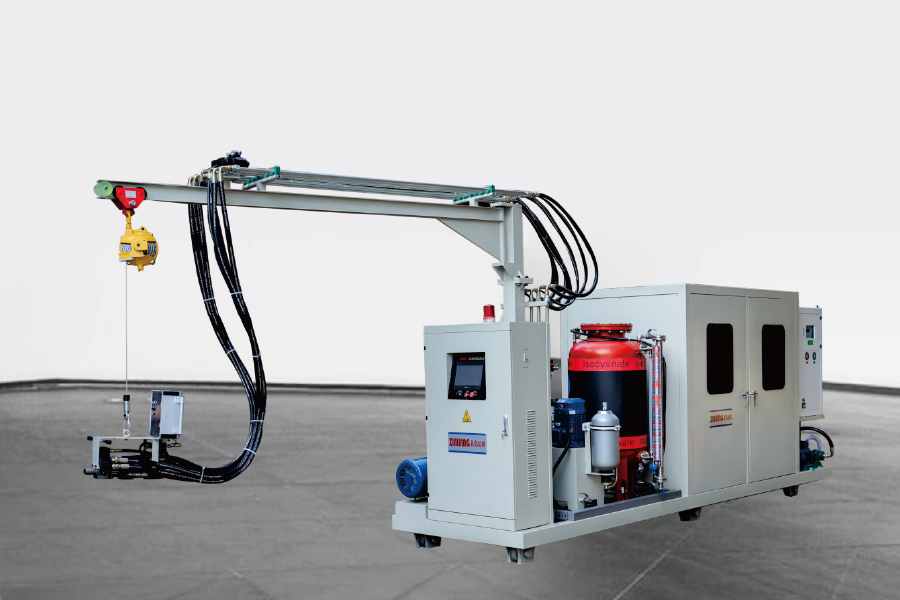 Cyclopentane Polyuréthane Machine d'injection de moussage à haute pression avec piste